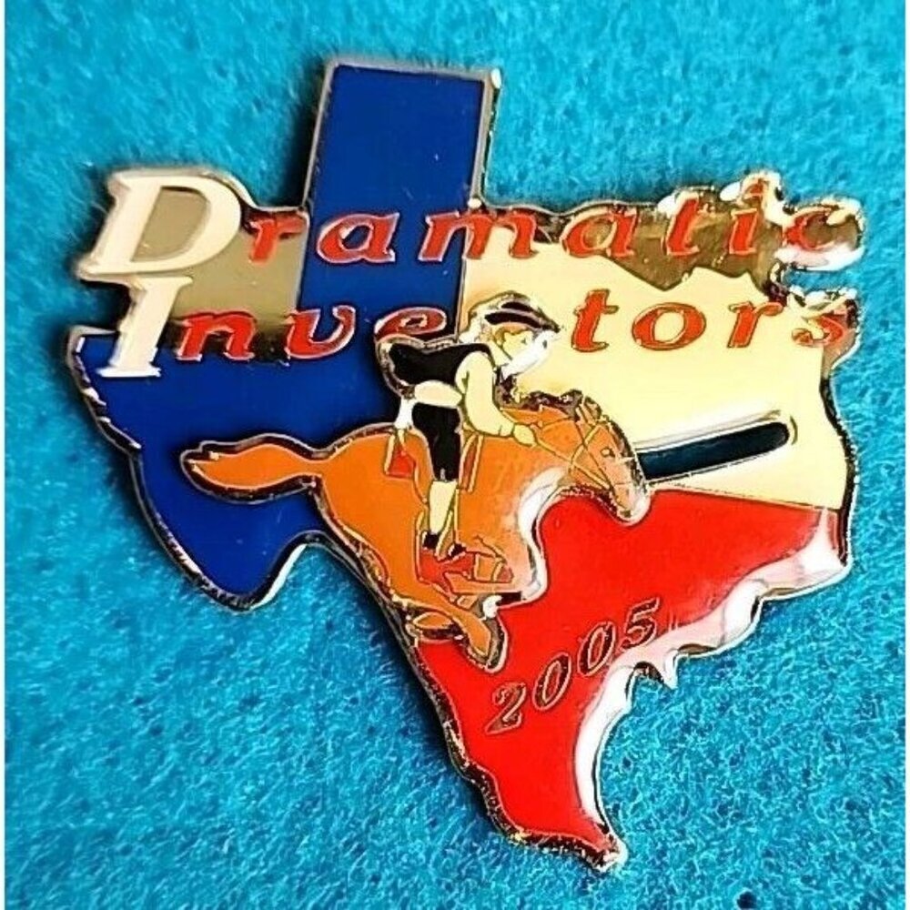 Texas License Plate 2005 UTD-DI Destination Imagination Hat Lapel Pin